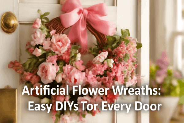 Artificial Flower Wreaths: Easy DIYs for Every Door