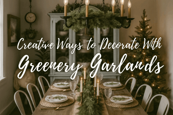 Creative Ways to Decorate with Greenery Garlands