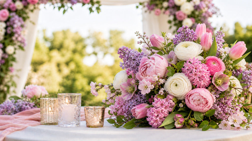 Spring Wedding Flowers and How to Style Them
