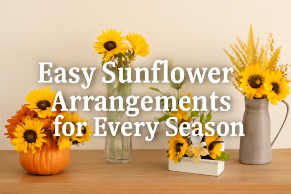 Easy Sunflower Arrangements for Every Season