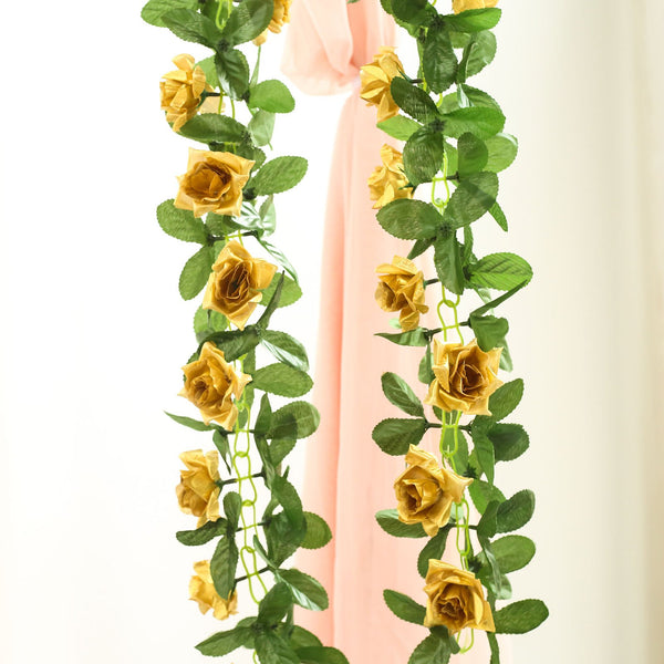 Rose Garland, Flower Garland, Artificial Flowers