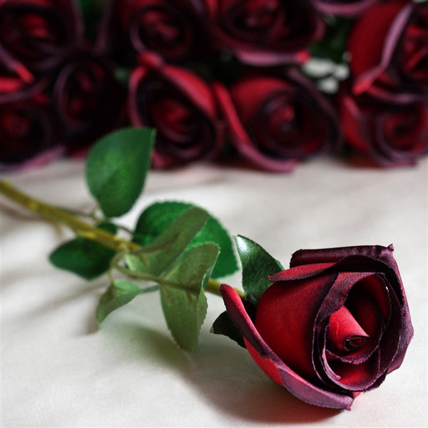 Dark Pink Roses with Pink Glitter - 12 Stem Rose Bouquets