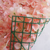 Hydrangea Artificial Flower Wall Mat Panel - Blush - 4 panels