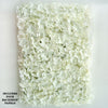 Hydrangea Artificial Flower Wall Mat Panel - Cream - 4 panels