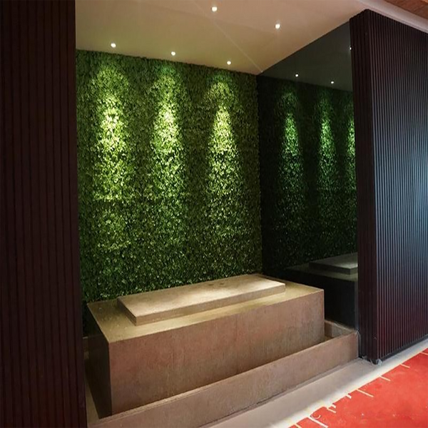 11 Sq ft. | 4 Panels | Artificial Boxwood Hedge Baby Green Leaves Foliage | Green Garden Wall Mat