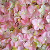 Hydrangea Artificial Flower Wall Mat Panel - Pink - 4 panels