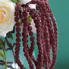 Pack of 2 - 32 inch Burgundy Amaranthus Artificial Flower Stem With Ivy Leaves