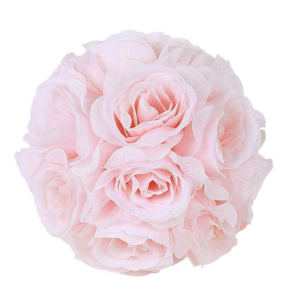 Flower Ball, Silk Rose Pomander Kissing Ball