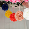 Flower Ball, Silk Rose Pomander Kissing Ball