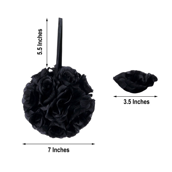 Flower Ball, Silk Rose Pomander Kissing Ball