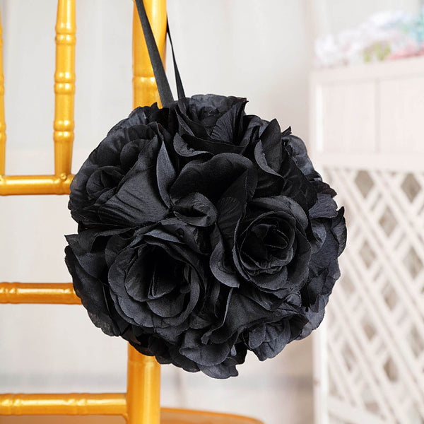 Flower Ball, Silk Rose Pomander Kissing Ball