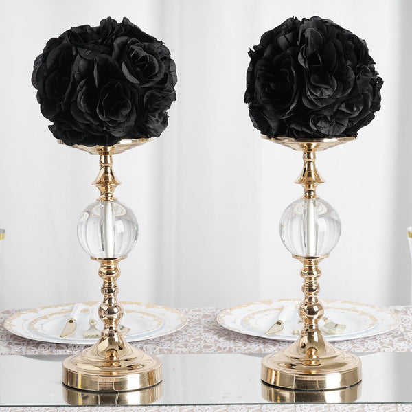 Flower Ball, Silk Rose Pomander Kissing Ball