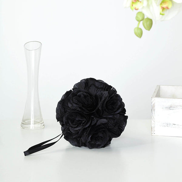 Flower Ball, Silk Rose Pomander Kissing Ball