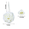 Flower Ball, Silk Rose Pomander Kissing Ball