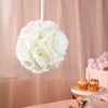 Flower Ball, Silk Rose Pomander Kissing Ball