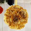 Flower Ball, Silk Rose Pomander Kissing Ball
