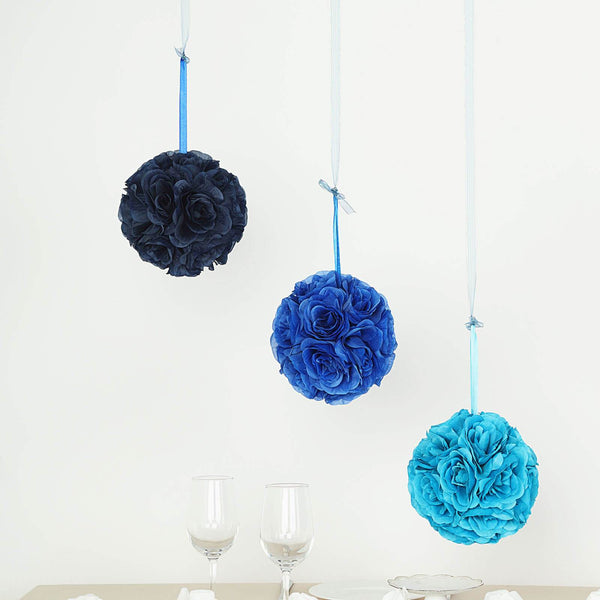 Flower Ball, Silk Rose Pomander Kissing Ball