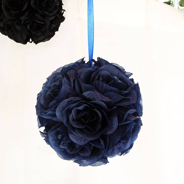 Flower Ball, Silk Rose Pomander Kissing Ball