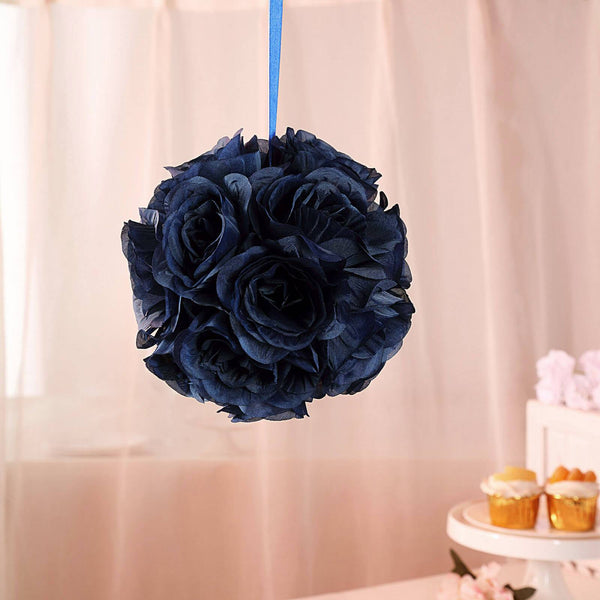 Flower Ball, Silk Rose Pomander Kissing Ball