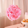 Flower Ball, Silk Rose Pomander Kissing Ball