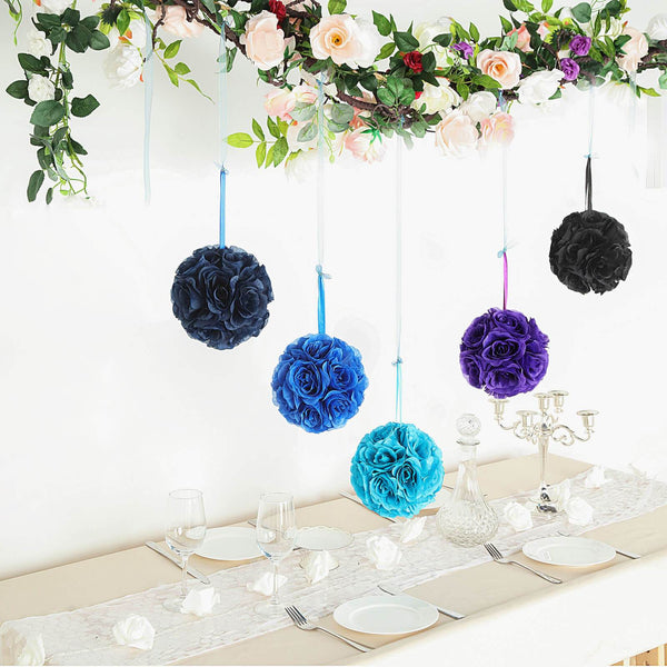 Flower Ball, Silk Rose Pomander Kissing Ball