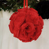 Flower Ball, Silk Rose Pomander Kissing Ball