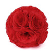 Flower Ball, Silk Rose Pomander Kissing Ball#whtbkgd