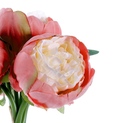 Artificial Silk Peonies, Peony Bouquet, Wedding Flower Bouquet#whtbkgd