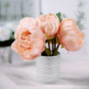 Artificial Silk Peonies, Peony Bouquet, Wedding Flower Bouquet