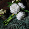 Artificial Silk Peonies, Peony Bouquet, Wedding Flower Bouquet