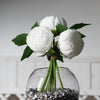 Artificial Silk Peonies, Peony Bouquet, Wedding Flower Bouquet