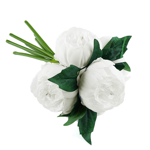 Artificial Silk Peonies, Peony Bouquet, Wedding Flower Bouquet