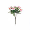 4 Bushes | 12inches Pink Peony Flower Bouquet, Artificial Flower Arrangements