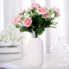 4 Bushes | 12inches Pink Peony Flower Bouquet, Artificial Flower Arrangements