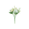 2 Pack | Ivory Silk Peony Bouquet, Assorted Artificial Flowers For Vases - 12 inches Tall