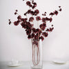 2 Branches | 42inch Burgundy Carnation Flower Spray, Silk Flower Bouquet