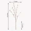 2 Branches | 42inch Ivory Carnation Flower Spray, Silk Flower Bouquet