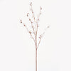 2 Branches | 42inch Ivory Carnation Flower Spray, Silk Flower Bouquet