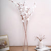 2 Branches | 42inch White Carnation Flower Spray, Silk Flower Bouquet