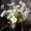 6 Bushes | 20inch White Daisy Flower Spray, Artificial Flowers Bouquet