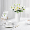 4 Pack | 11inch Artificial Daisy Flower Bushes, Silk Flowers For Vases - White | eFavorMart