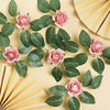 24 Roses | 2inch Dusty Rose Artificial Foam Rose With Stem And Leaves - 16 Colors