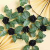 24 Roses | 2inch Artificial Foam Rose With Stem And Leaves - 16 Colors