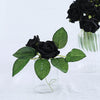 24 Roses | 2inch Artificial Foam Rose With Stem And Leaves - 16 Colors