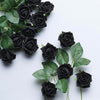 24 Roses | 2inch Artificial Foam Rose With Stem And Leaves - 16 Colors