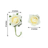 24 Roses | 2inch Artificial Foam Rose With Stem And Leaves - 16 Colors