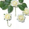 24 Roses | 2inch Artificial Foam Rose With Stem And Leaves - 16 Colors