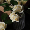 24 Roses | 2inch Artificial Foam Rose With Stem And Leaves - 16 Colors