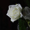 24 Roses | 2inch Artificial Foam Rose With Stem And Leaves - 16 Colors