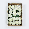 24 Roses | 2inch Artificial Foam Rose With Stem And Leaves - 16 Colors